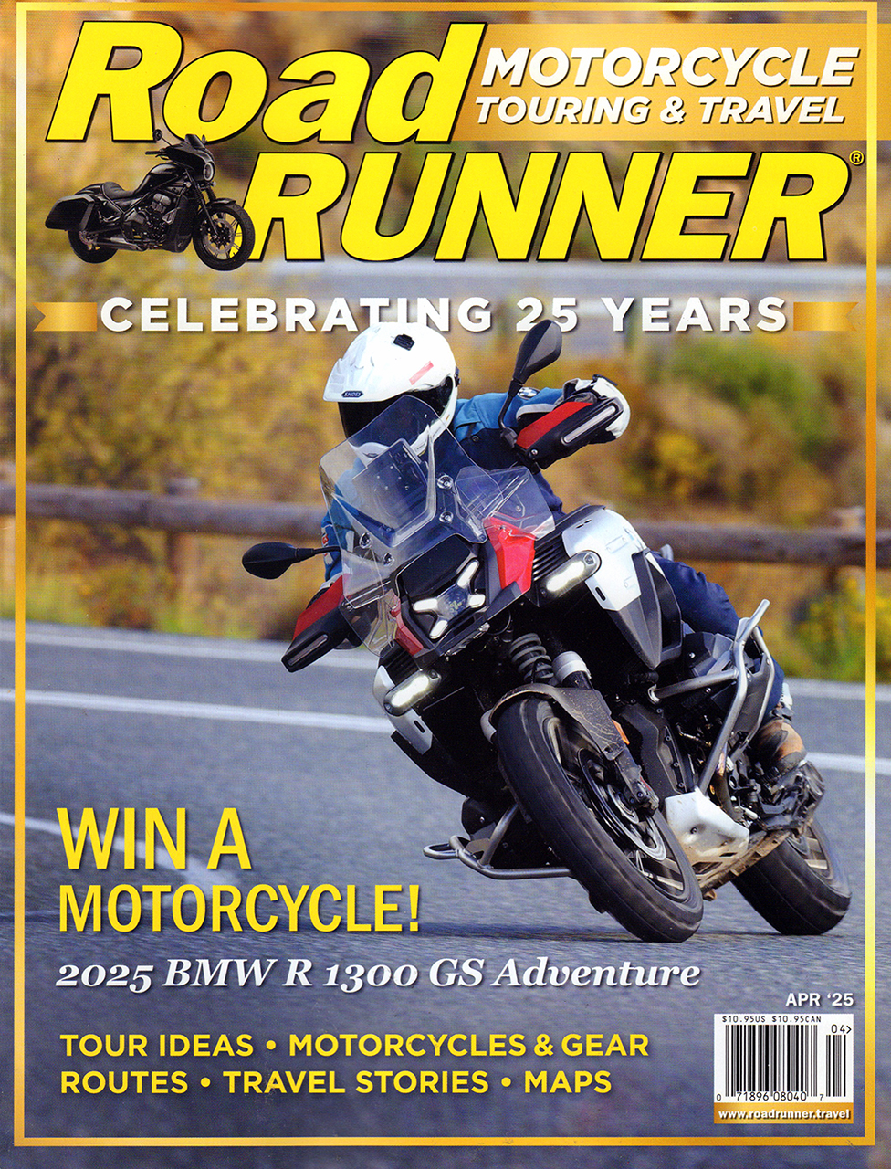 Road-RUNNER-Motorcycle-and-Touring April 01, 2025 Issue Cover
