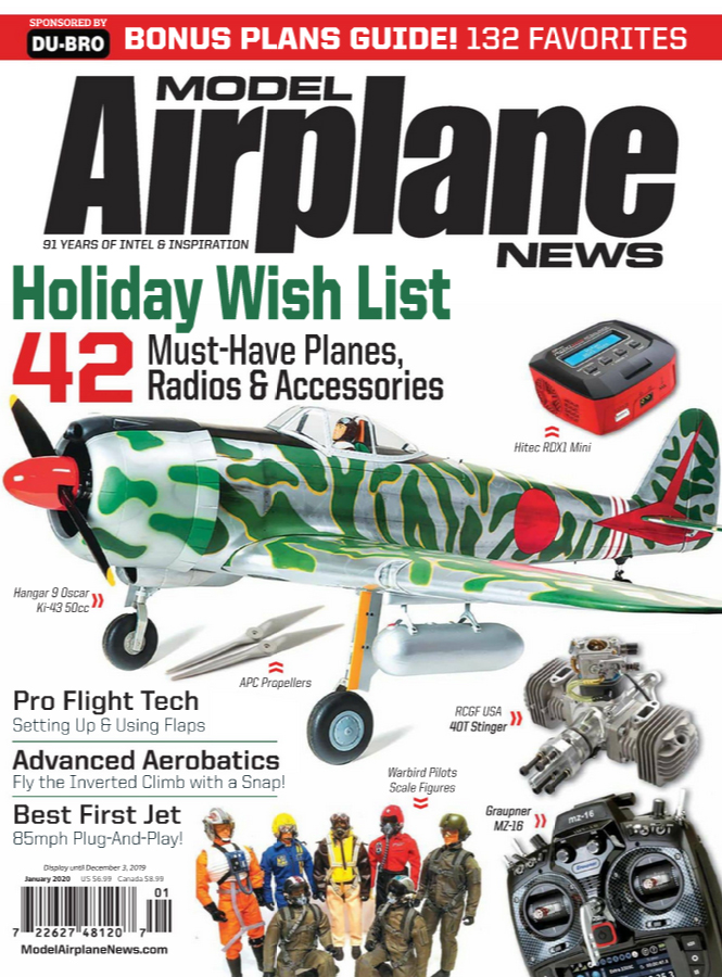 Model-Airplane-News January 01, 2020 Issue Cover
