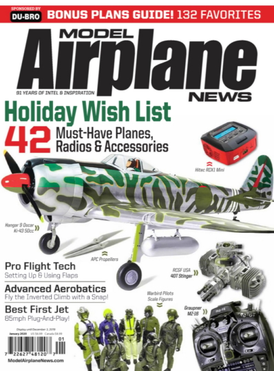 Model Airplane News January 01, 2020 Issue Cover
