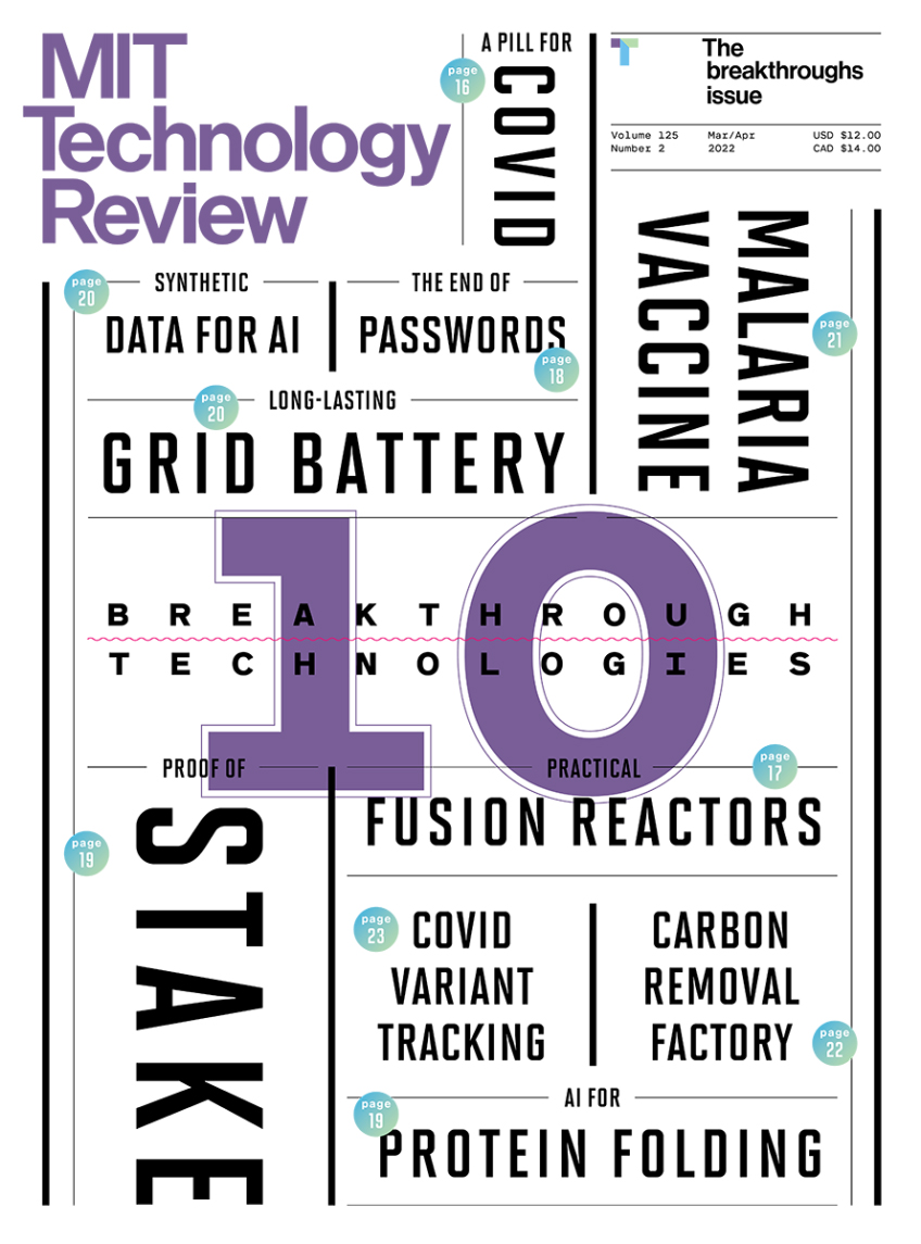 MIT-Technology-Review March 01, 2022 Issue Cover