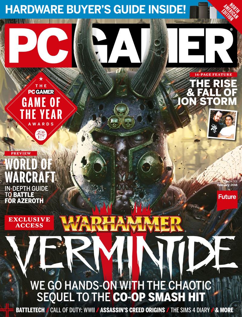 PC-Gamer-(US-Edition) February 01, 2018 Issue Cover