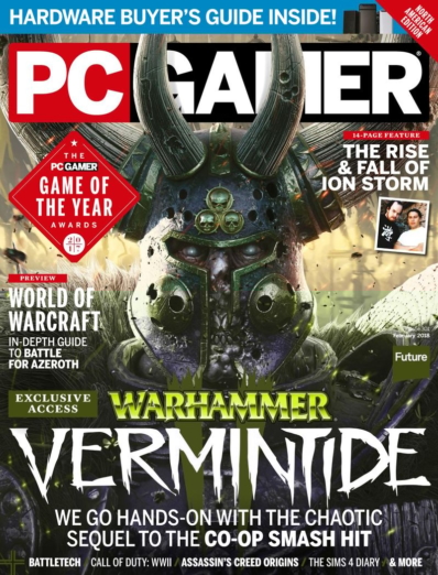 PC Gamer (US Edition) February 01, 2018 Issue Cover