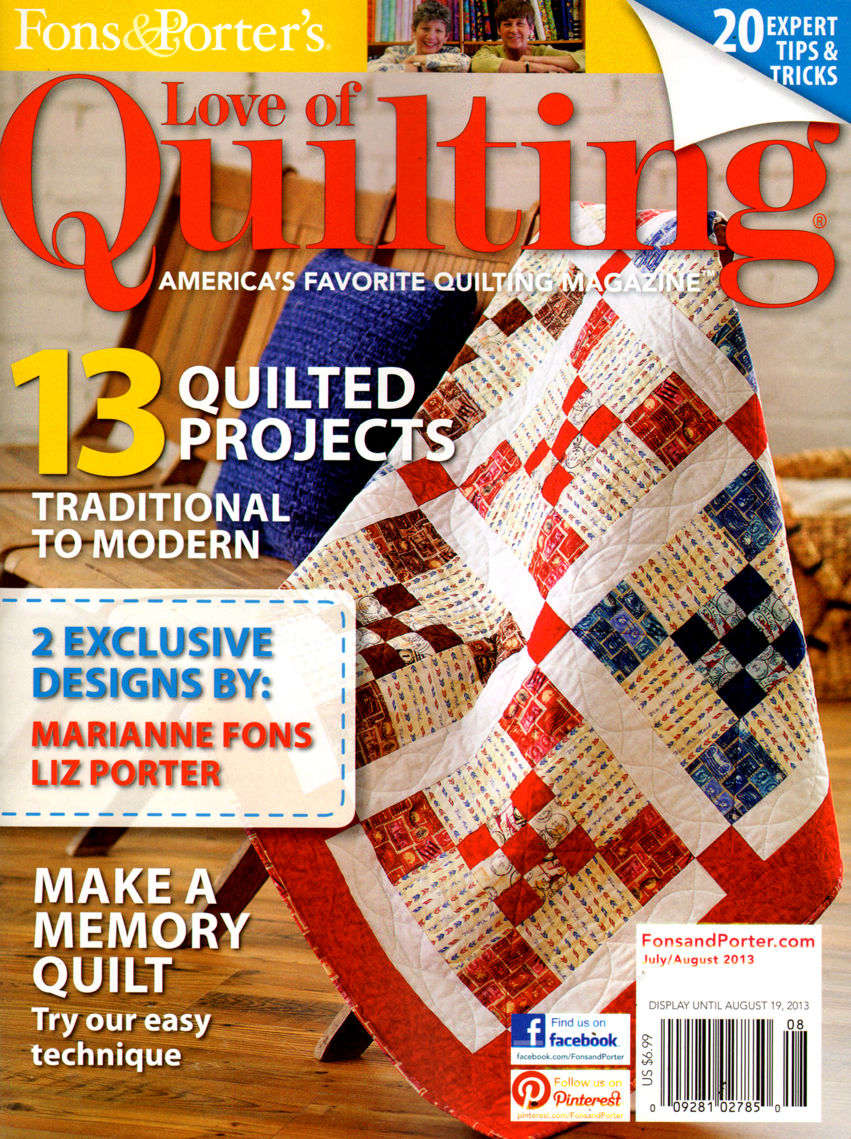 Fons-and-Porters-Love-of-Quilting July 01, 2013 Issue Cover