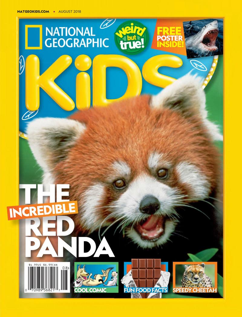 National-Geographic-Kids August 01, 2018 Issue Cover
