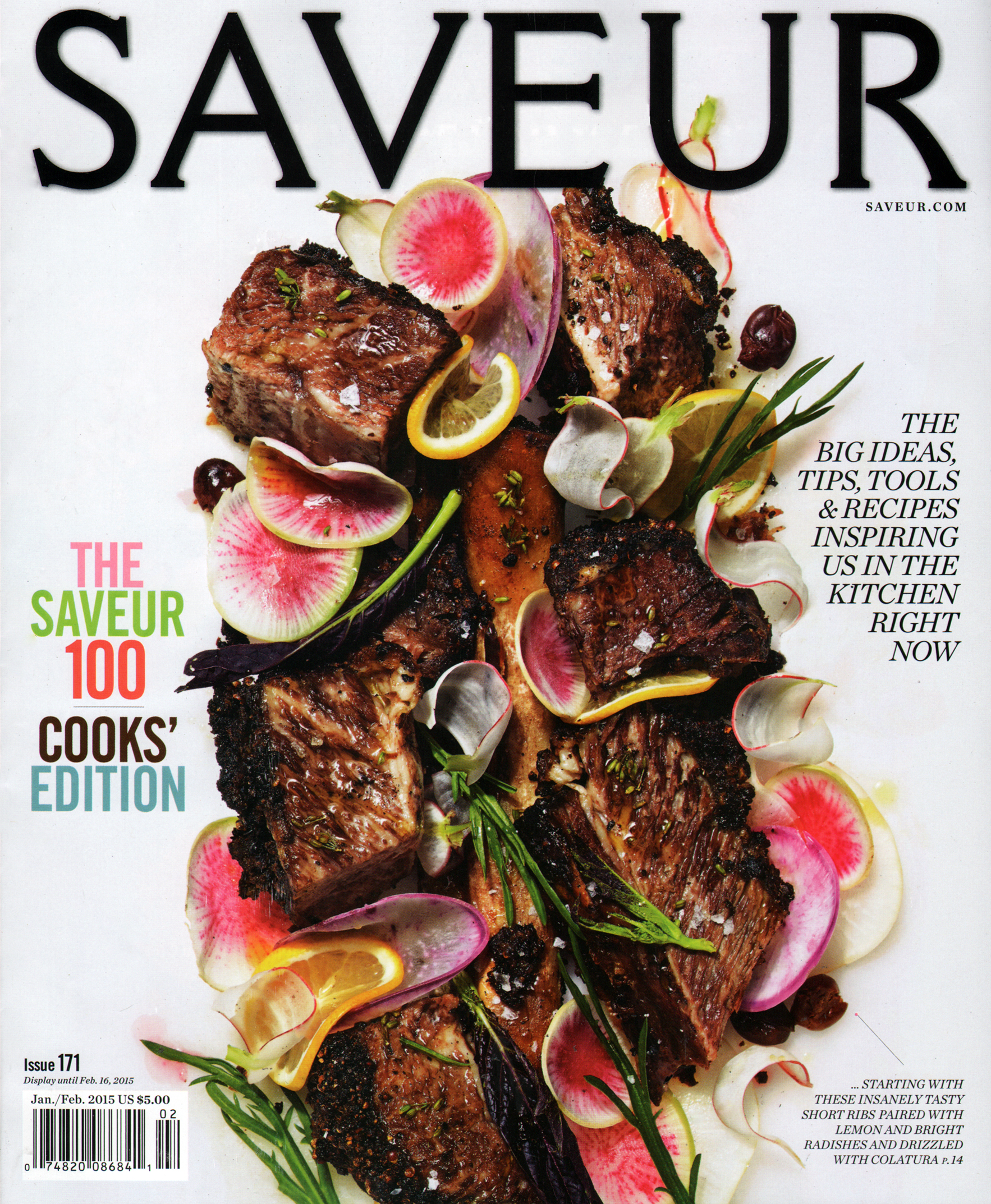 Saveur January 01, 2015 Issue Cover