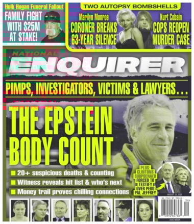 National Enquirer August 25, 2025 Issue Cover