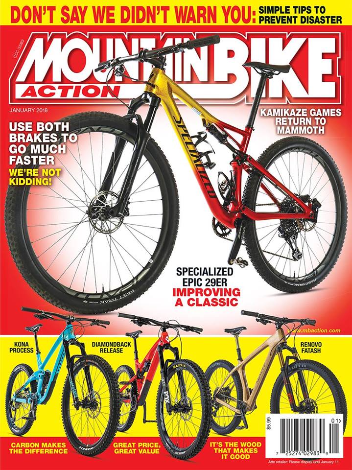 Mountain-Bike-Action January 01, 2018 Issue Cover