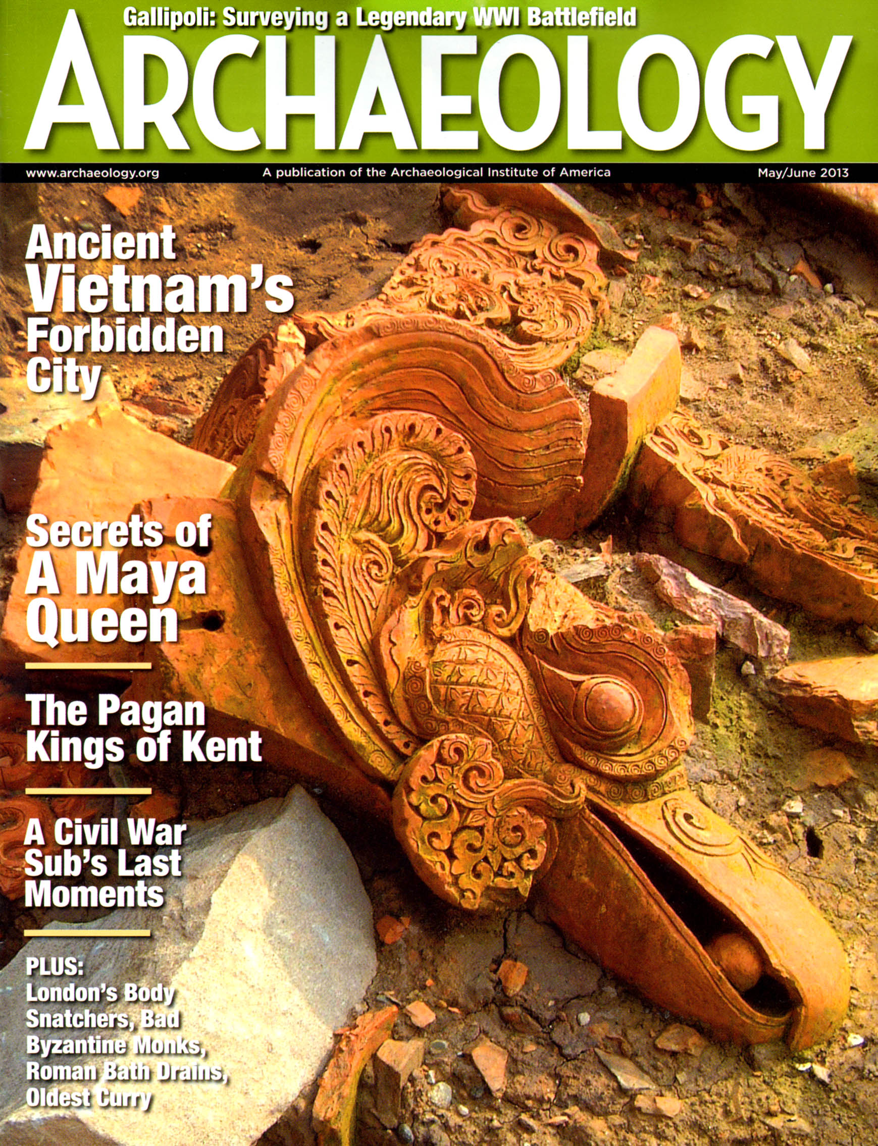 Archaeology May 01, 2013 Issue Cover