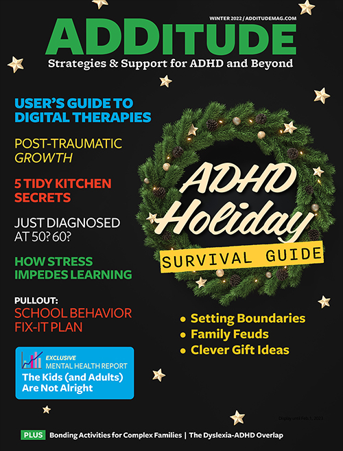 ADDitude December 01, 2022 Issue Cover