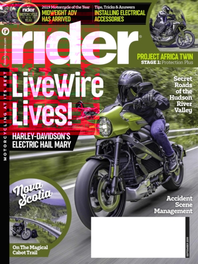 Rider September 01, 2019 Issue Cover