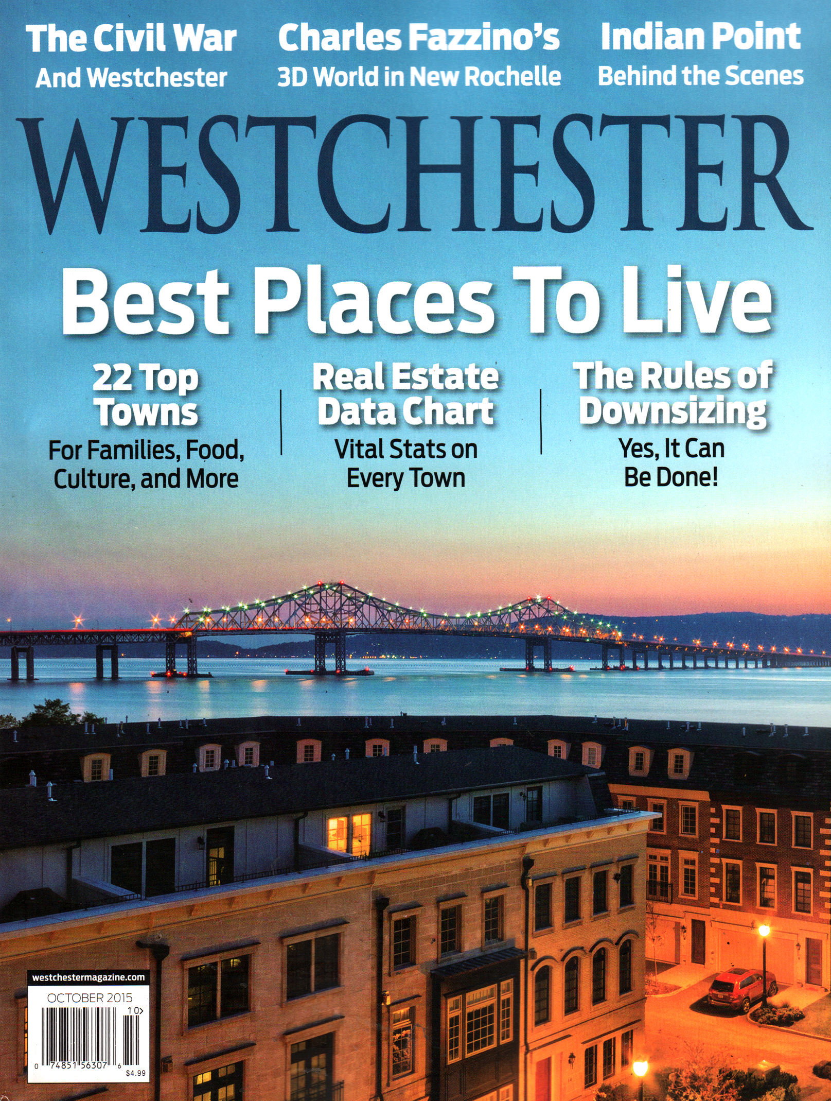 Westchester-Magazine October 01, 2015 Issue Cover