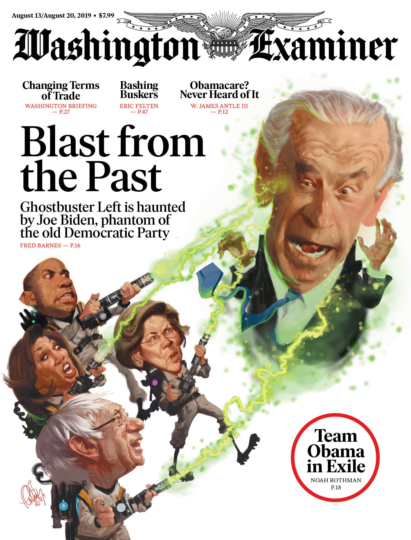 Washington-Examiner August 13, 2019 Issue Cover