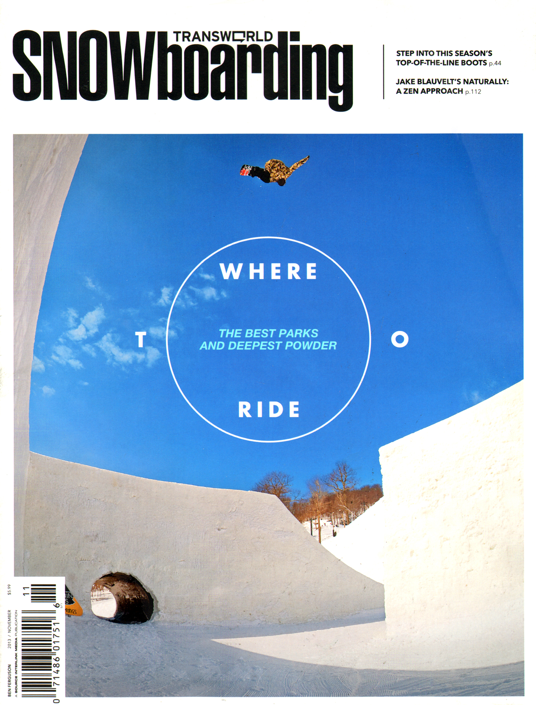 Transworld-SNOWboarding November 01, 2013 Issue Cover