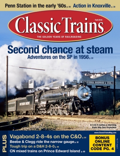 Classic Trains September 01, 2016 Issue Cover