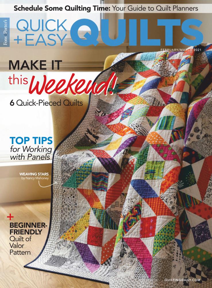 Quick-and-Easy-Quilts February 01, 2021 Issue Cover