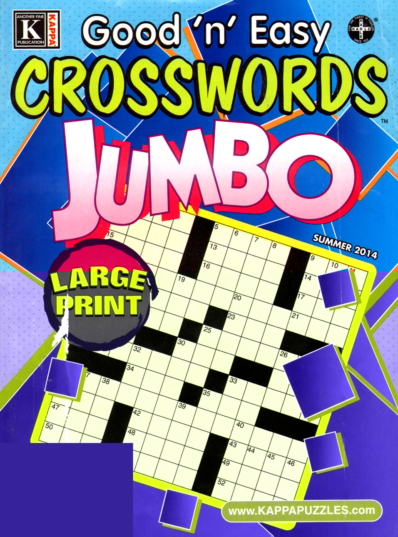Good N Easy Crosswords Jumbo June 01, 2014 Issue Cover