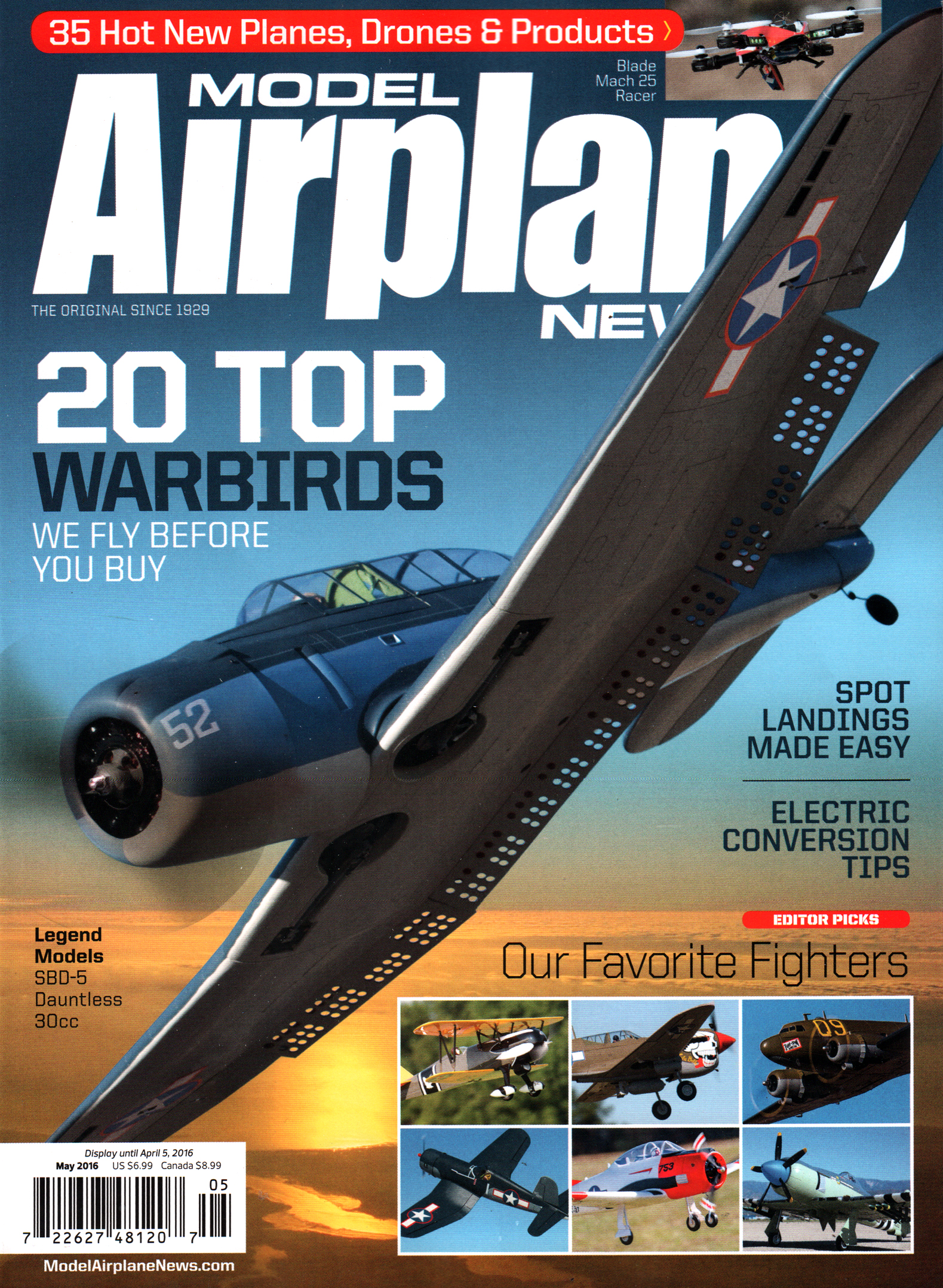 Model-Airplane-News May 01, 2016 Issue Cover