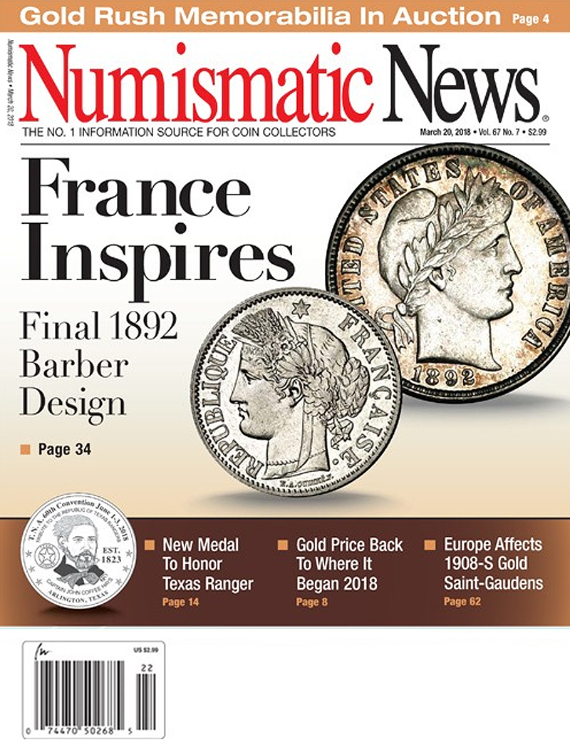 Numismatic-News March 20, 2018 Issue Cover