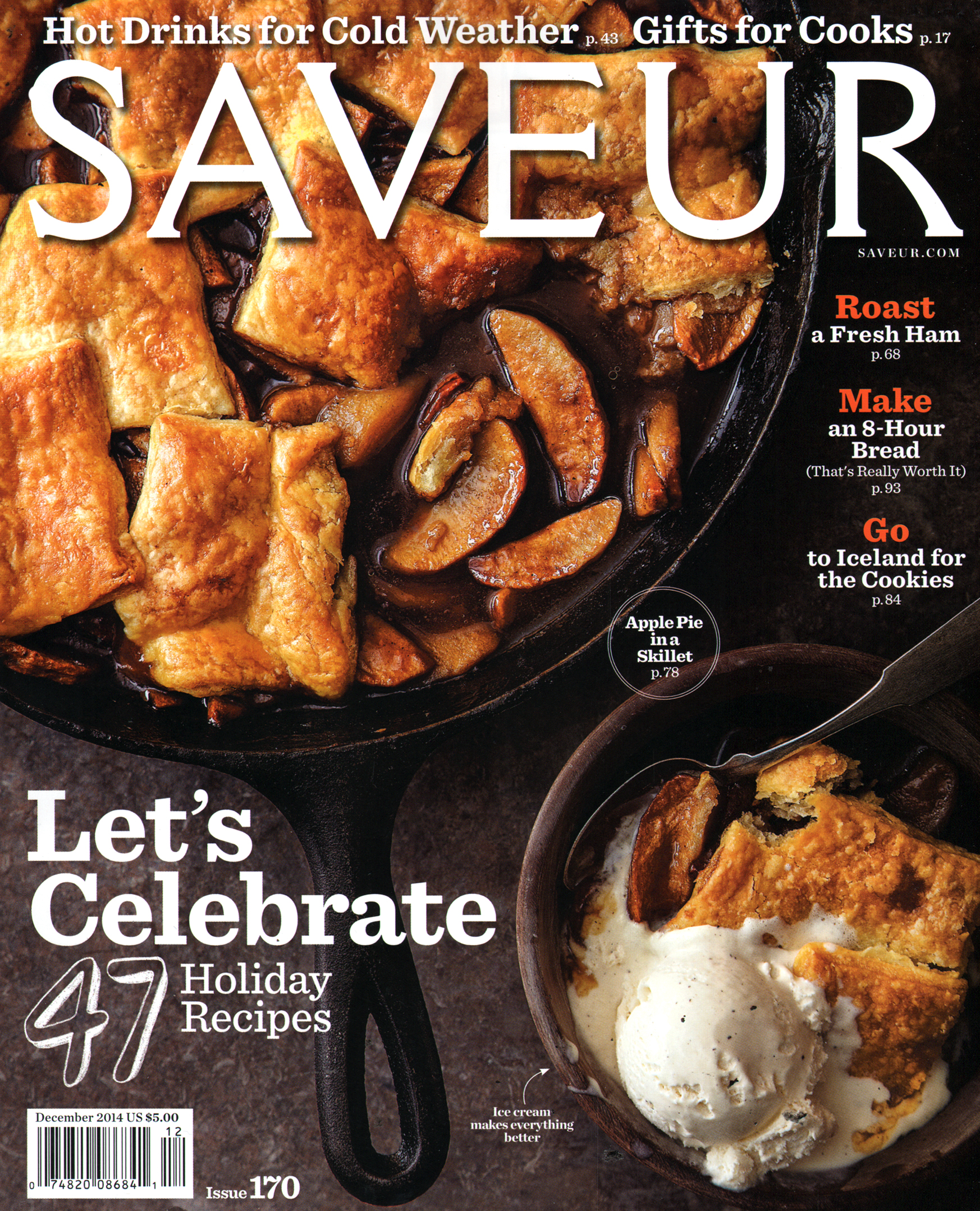 Saveur December 01, 2014 Issue Cover