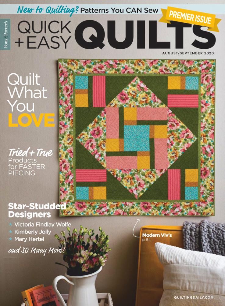Quick-and-Easy-Quilts August 01, 2020 Issue Cover