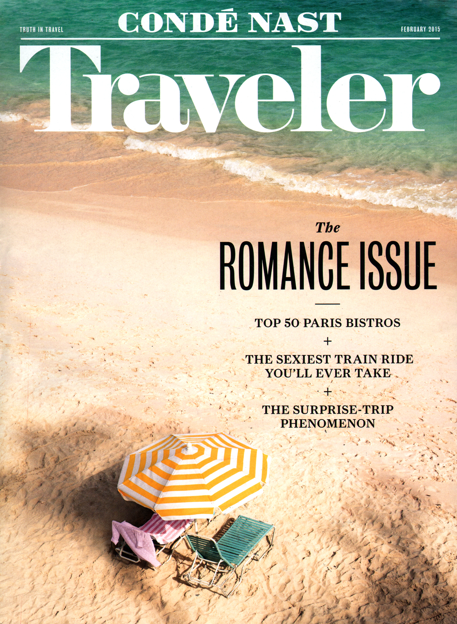 Condé-Nast-Traveler February 01, 2015 Issue Cover