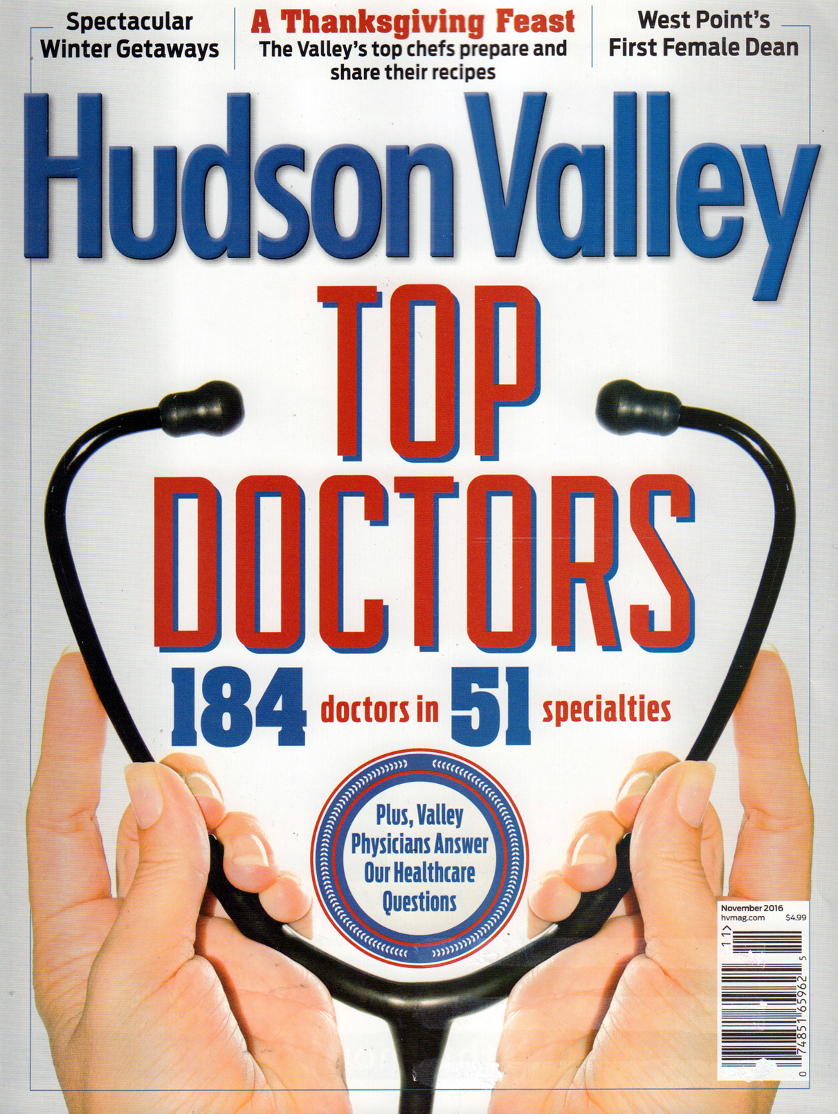 Hudson-Valley November 01, 2016 Issue Cover