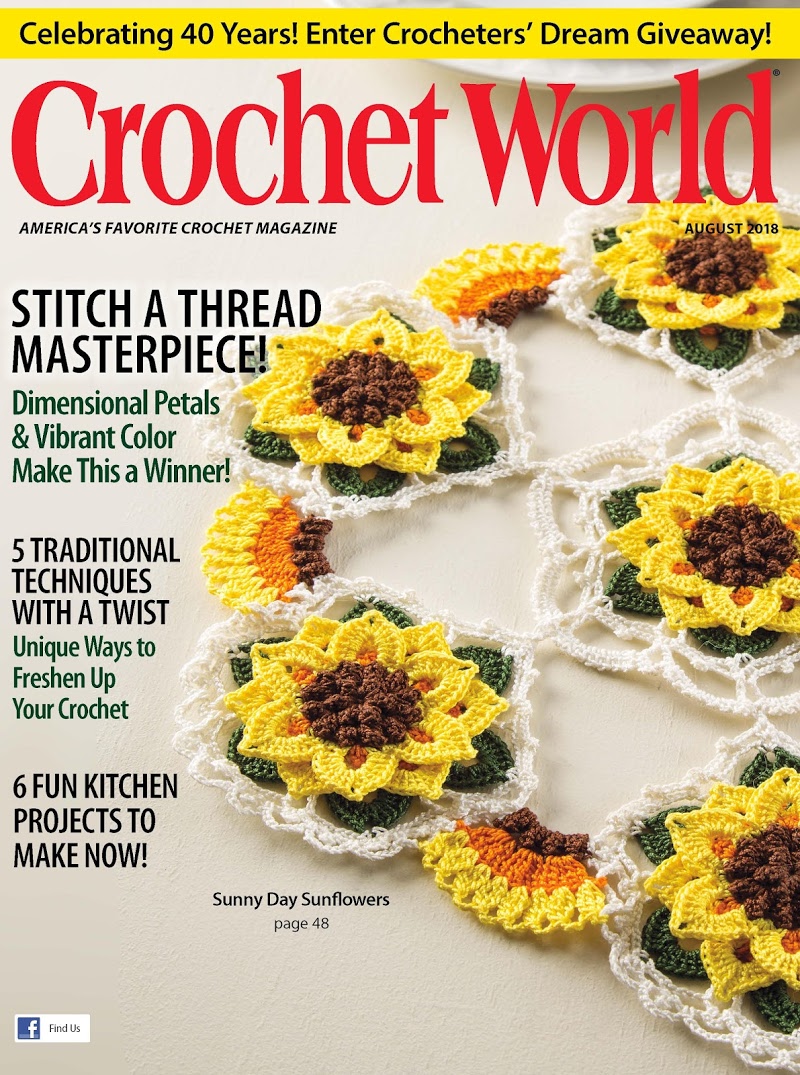 crochet-world July 01, 2018 Issue Cover