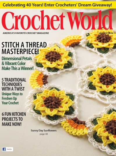 Crochet World July 01, 2018 Issue Cover
