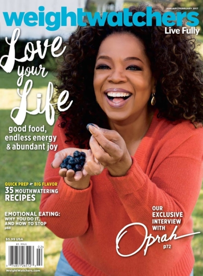 Weight Watchers Magazine January 01, 2017 Issue Cover