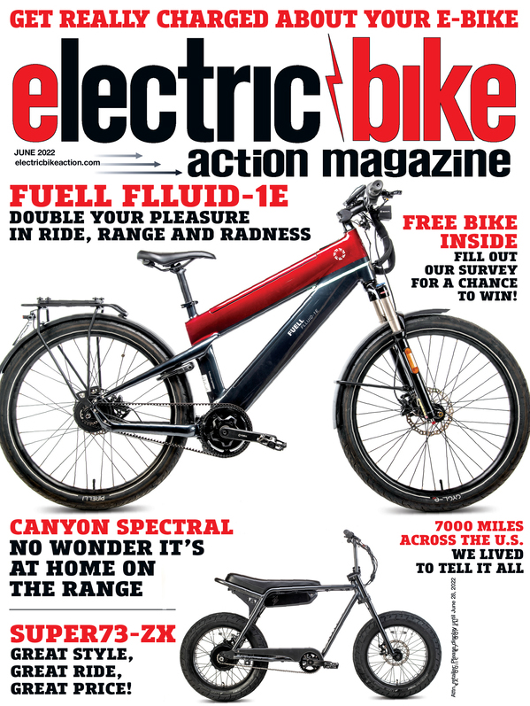 Electric-Bike-Action June 01, 2022 Issue Cover
