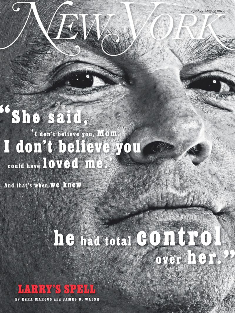 New-York-Magazine April 29, 2019 Issue Cover