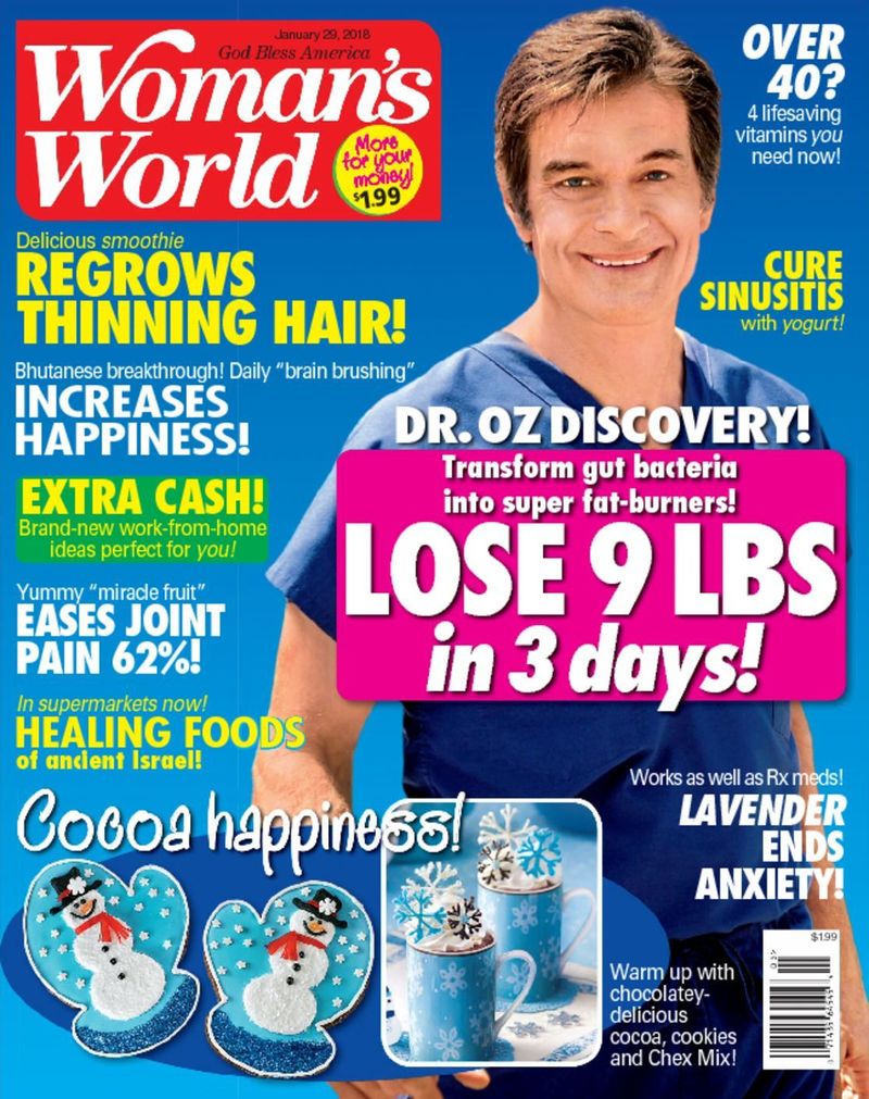 Womans-World January 29, 2018 Issue Cover