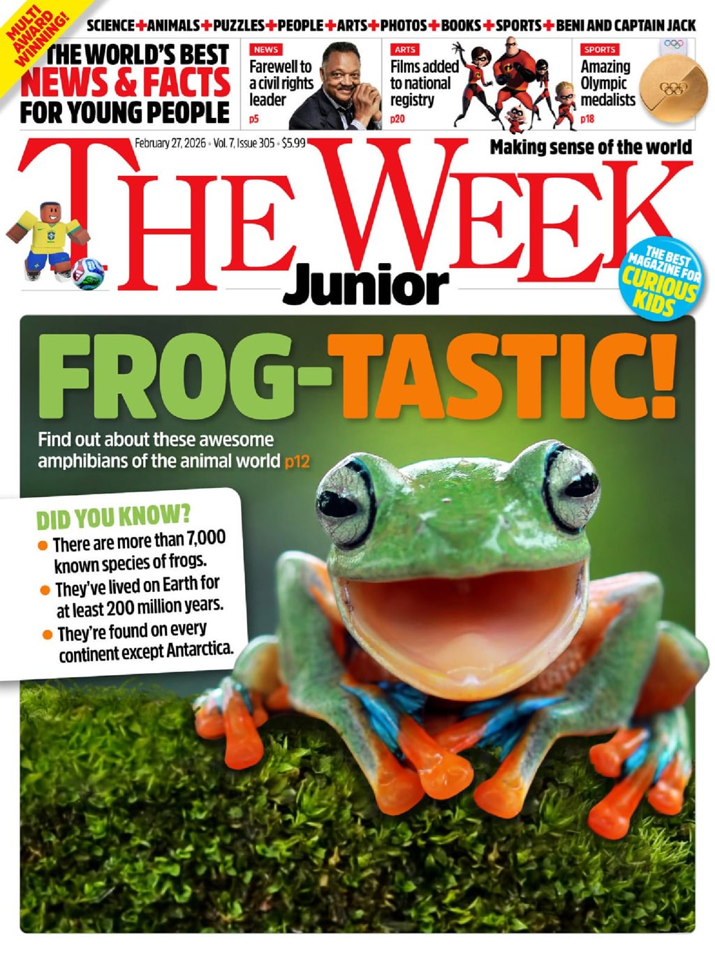The-Week-Junior February 27, 2026 Issue Cover
