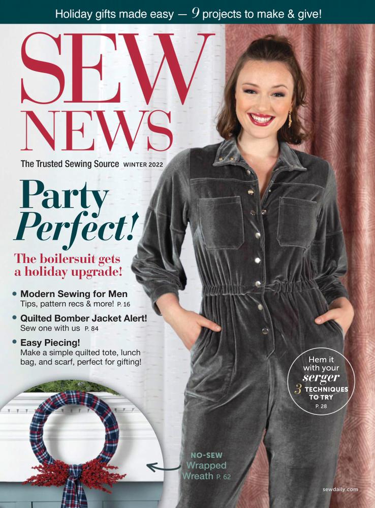 Sew-News December 01, 2021 Issue Cover