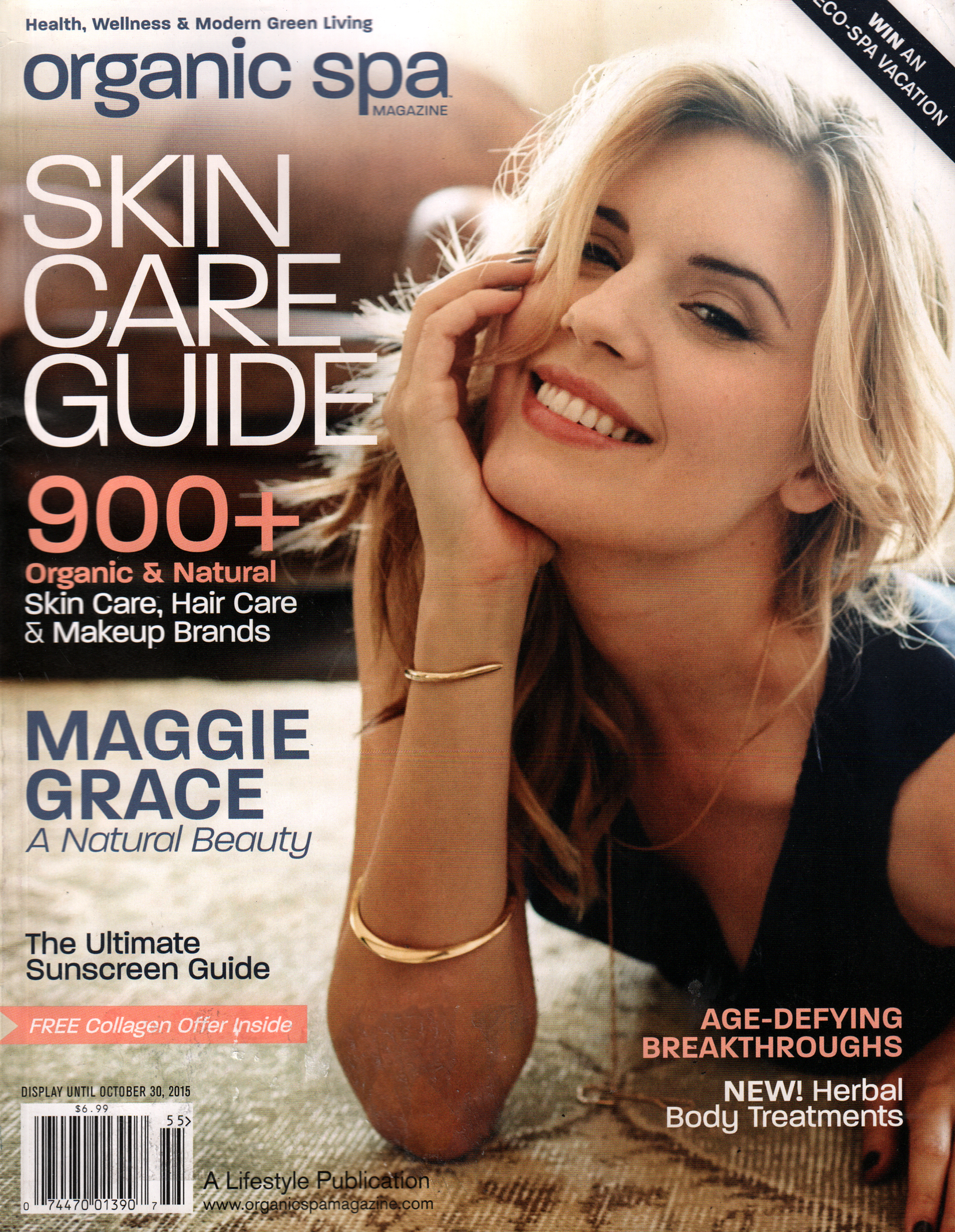 Organic-Spa September 01, 2015 Issue Cover
