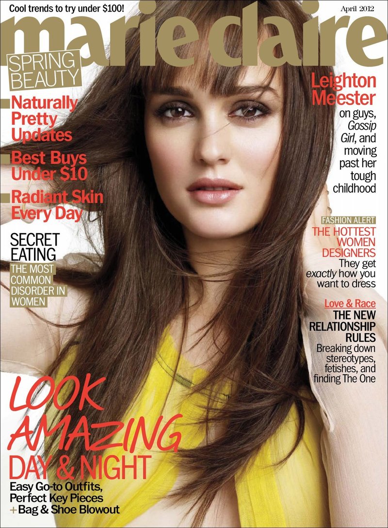marie-claire April 01, 2012 Issue Cover
