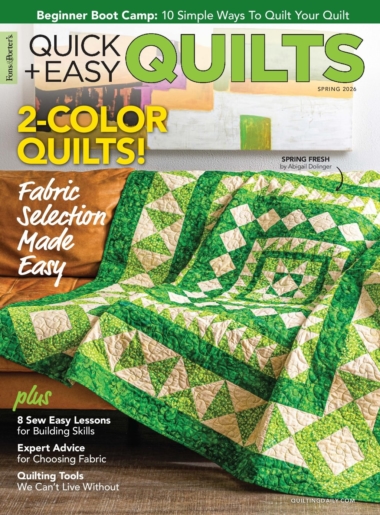 Quick and Easy Quilts March 01, 2026 Issue Cover