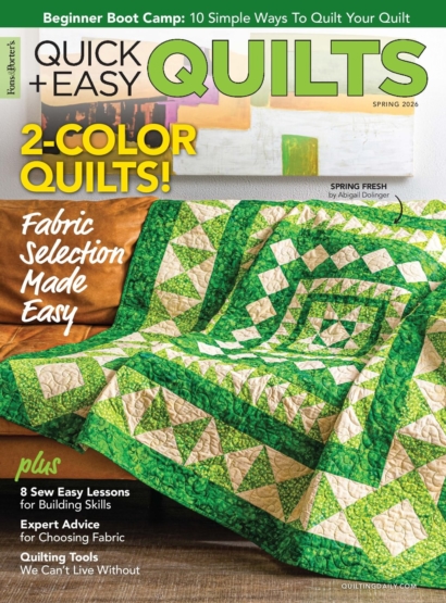Quick and Easy Quilts March 01, 2026 Issue Cover