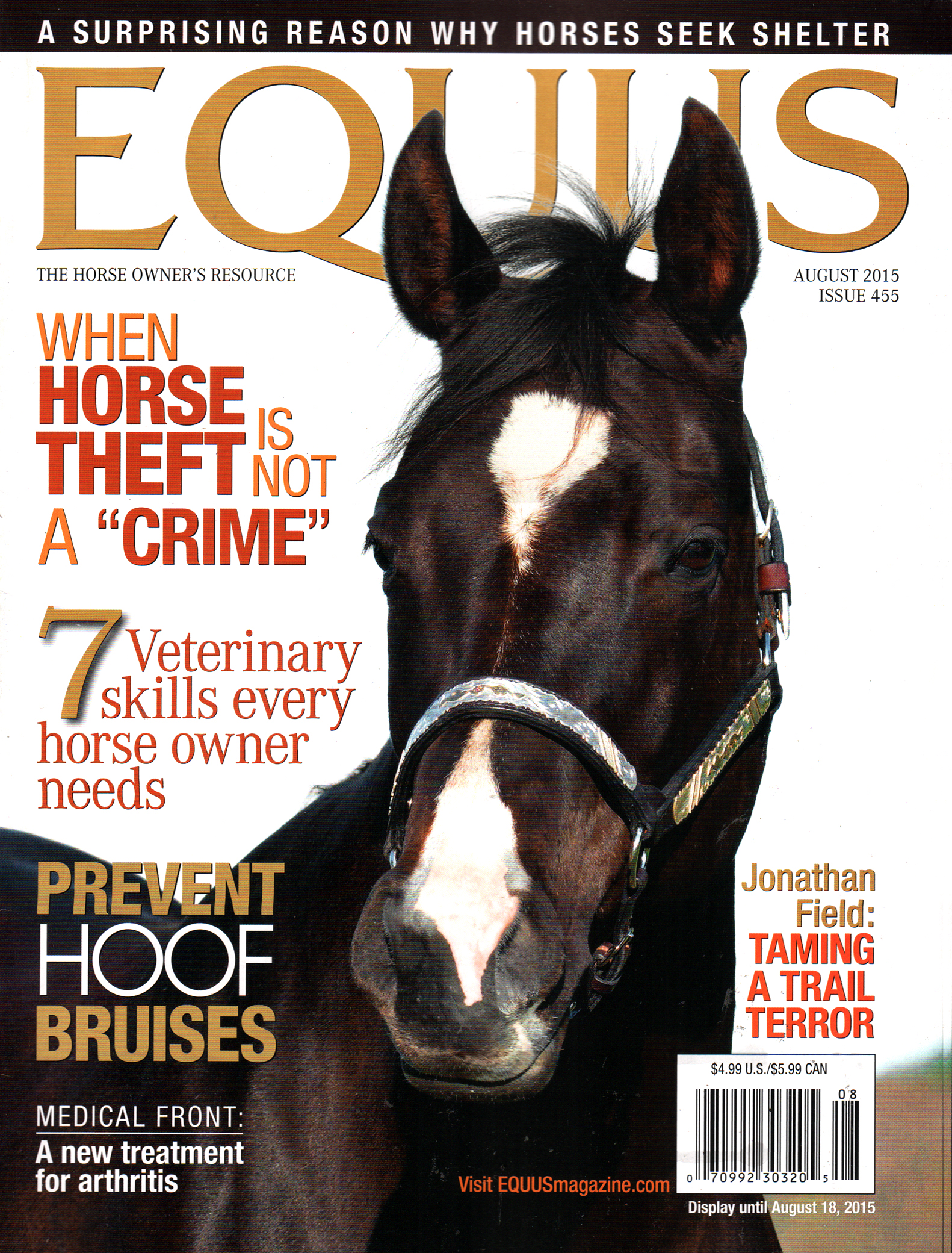 Equus August 01, 2015 Issue Cover