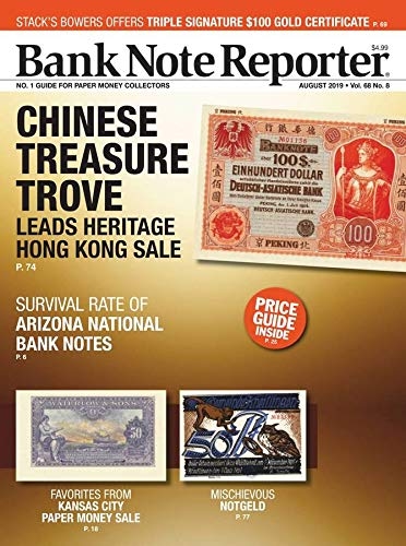 Bank Note Reporter August 01, 2019 Issue Cover