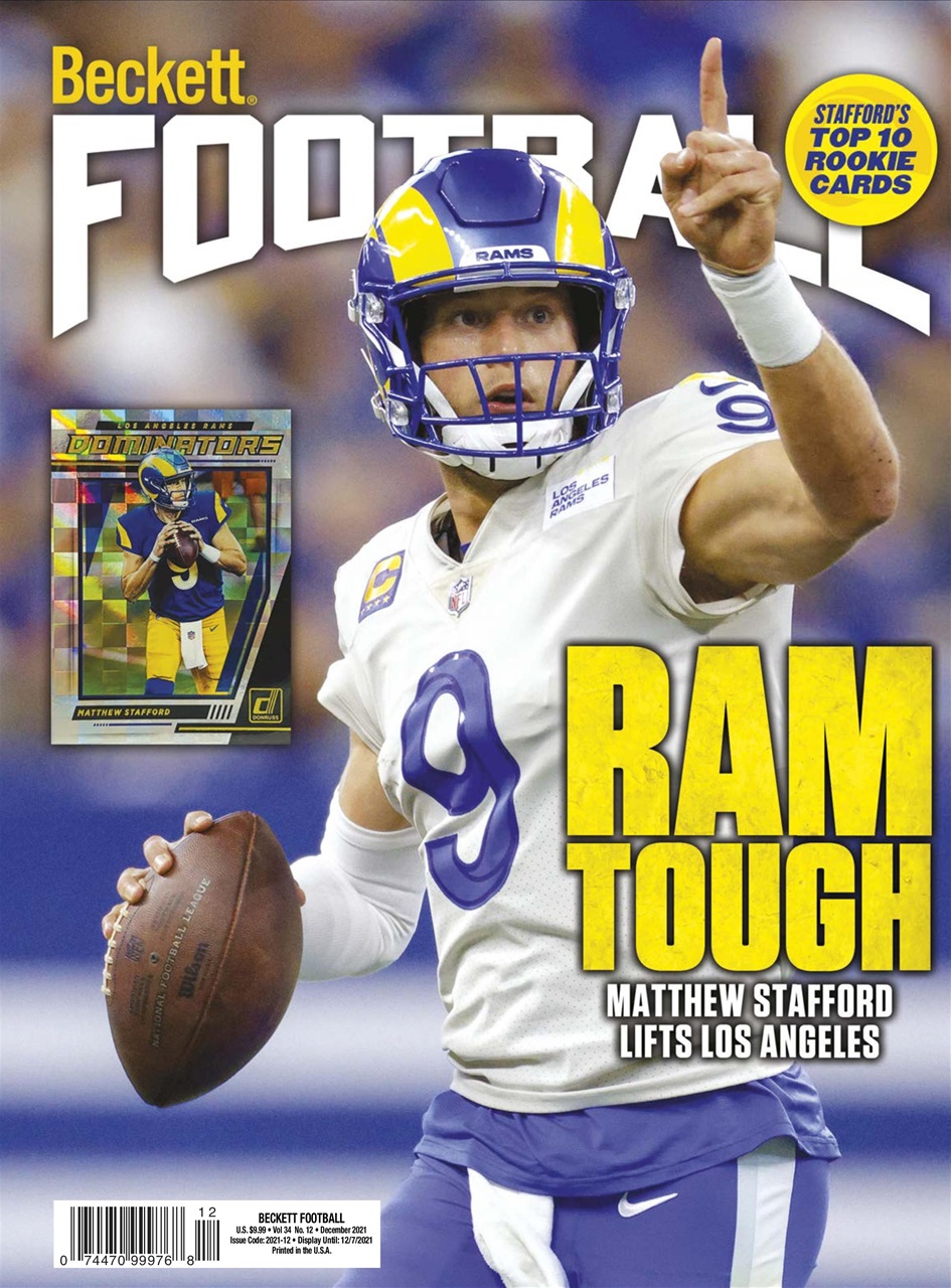 Beckett-Football December 01, 2021 Issue Cover