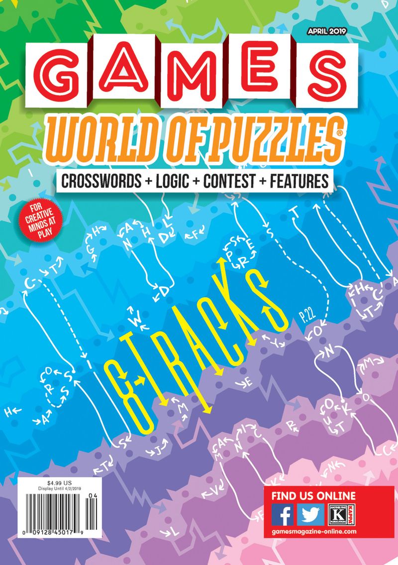 Games-World-of-Puzzles April 01, 2019 Issue Cover
