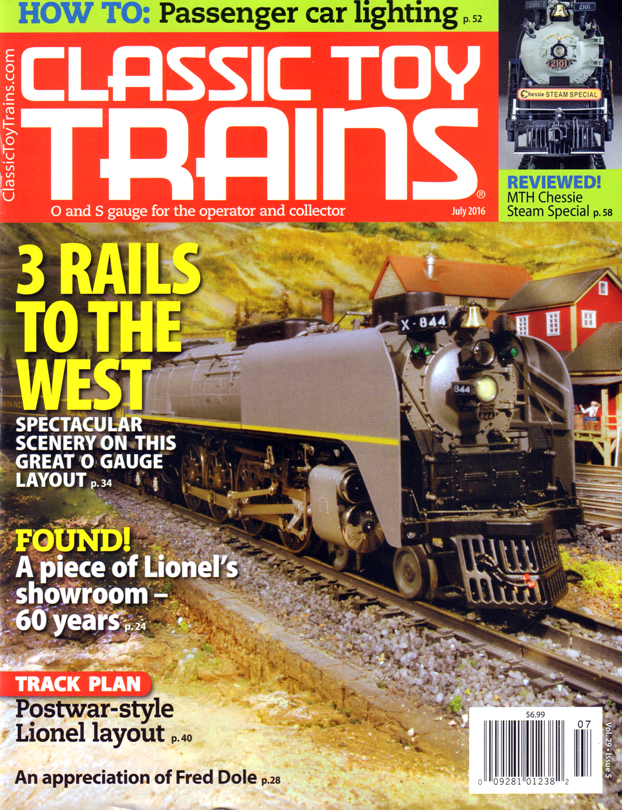 Classic-Toy-Trains July 01, 2016 Issue Cover