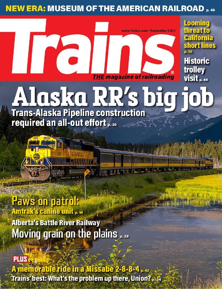 Trains September 01, 2023 Issue Cover