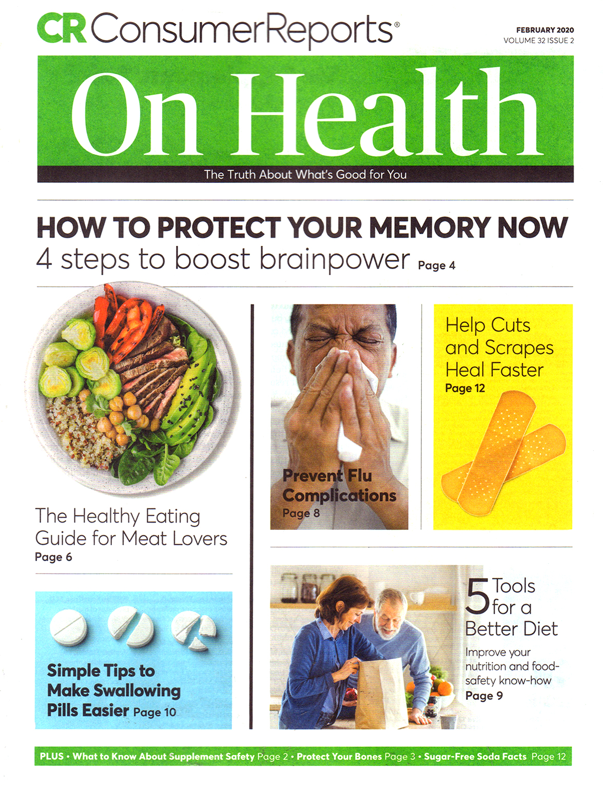 Consumer-Reports-On-Health February 01, 2020 Issue Cover