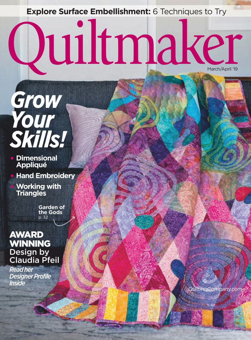 Quiltmaker March 01, 2019 Issue Cover