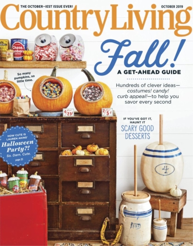 Country Living October 01, 2019 Issue Cover