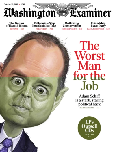 Washington Examiner October 22, 2019 Issue Cover
