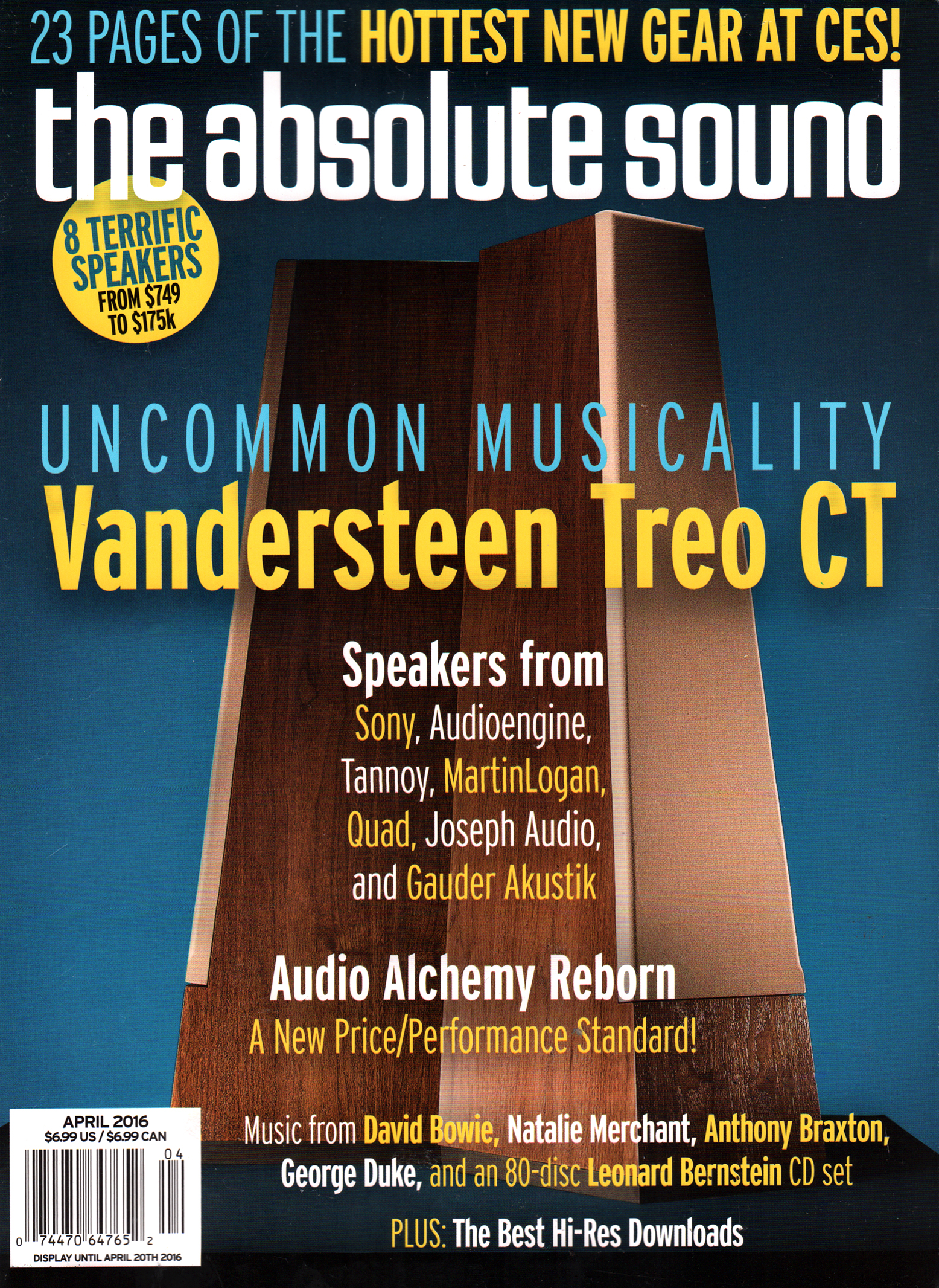 The-Absolute-Sound April 01, 2016 Issue Cover