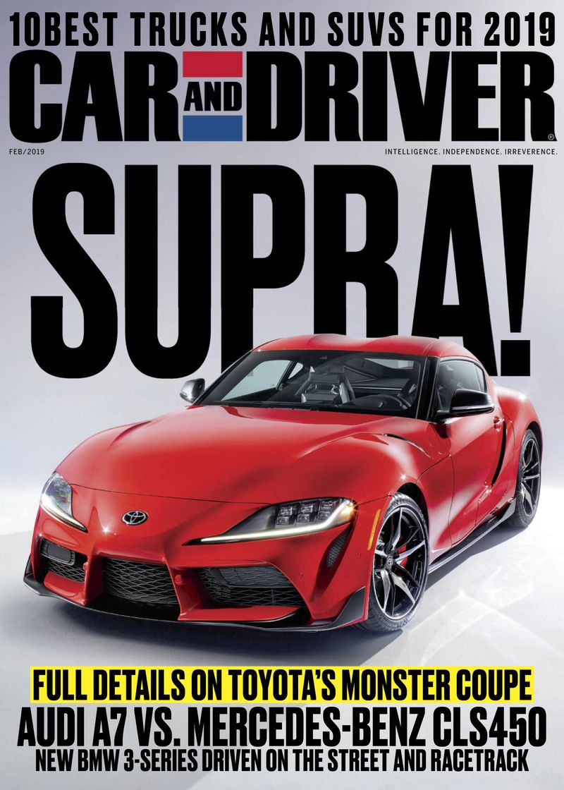 car-and-driver February 01, 2019 Issue Cover